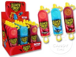 Juicy Drop POP Hard Candy With Sour Gel Single