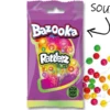 Bazooka Rattlerz SOUR Bag Box Of 24 -CANDY TIME Store bazooka rattlerz sour peg