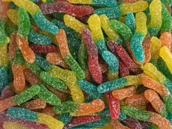 Damel Sour Mega Worms 1kg Bag