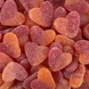 Damel Peach Hearts 1kg Bag -CANDY TIME Store damel peach hearts