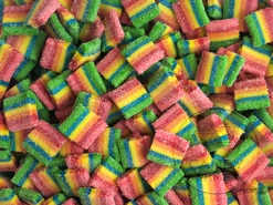 Damel Sour Rainbow Bites 1kg Bag