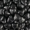 Milk Chocolate Foil Hearts 1kg Bag Black -CANDY TIME Store foil hearts black