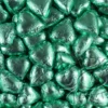 Milk Chocolate Foil Hearts 1kg Bag Light Green -CANDY TIME Store foil hearts ice green