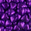 Milk Chocolate Foil Hearts 1kg Bag Purple -CANDY TIME Store foil hearts purple