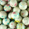 White Speckled Gobstoppers 19mm -CANDY TIME Store gobstopper 22mm 2
