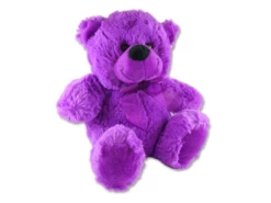 Coloured Bear 23cm Purple