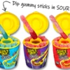 Juicy Drop Gummy Dip N Stix Box Of 8 -CANDY TIME Store juicy drop gummy dip n stix