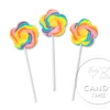 Large Flower Shaped Swirl Lollipops Box Of 12 -CANDY TIME Store large flower shaped swirl lollipop