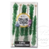 Crystal Rock Candy Sticks Apple Green 6 Pack -CANDY TIME Store lolliland crystal sticks green apple 6pack