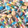 Lolliland Assorted Rainbow Candy 1kg Bag -CANDY TIME Store lolliland rainbow candy 1