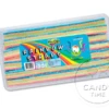 Lollinauts Rainbow Sour Straps 1.2kg Tub -CANDY TIME Store lollinauts rainbow straps tub
