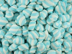 Lolliland Marshmallow Twists Blue 800g Bag