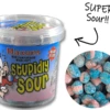 Maxons Stupidly Sour Bubblegum Flavour Tub Single -CANDY TIME Store maxons stupidly sour bubblegum tub 1