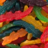 NZ Mayceys Crocodiles 150pc 1.4kg Box -CANDY TIME Store mayceys crocodiles