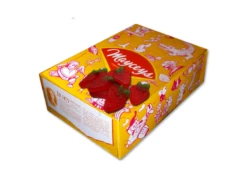 NZ Mayceys Sour Strawberries 265pc 1.7kg Box -CANDY TIME Store mayceys sour strawberries box