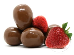 Premium Milk Chocolate Freeze Dried Strawberries 500g Bag