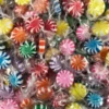 Multi Coloured Wrapped Pinwheels 150pce Bag -CANDY TIME Store mini wrapped pinwheels