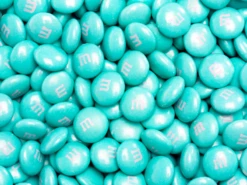 M&Ms Aqua Green