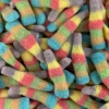 Rainbow Sour Bottles 1kg Tub -CANDY TIME Store multicolour sour bottles