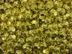 Milk Chocolate Foil Stars 1kg Bag Gold