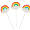 Rainbow Lollipops Box Of 12 -CANDY TIME Store rainbow character sucker