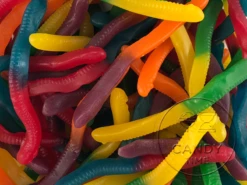 NZ Rainbow Confectionery Gloworms 1kg Bag