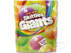 Skittles UK Giants SOUR 132g Pouch Box Of 15