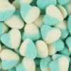 Sour Hearts Blue 1kg Bag