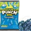Sour Punch Bites Blue Raspberry Bag Box Of 12 -CANDY TIME Store sour punch bites blue raspberry