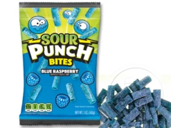 Sour Punch Bites Blue Raspberry Bag Single