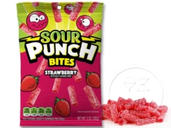 Sour Punch Bites Strawberry Bag Single