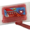 Lollinauts Strawberry Sour Straps 1.2kg 150pc Tub -CANDY TIME Store strawberry straps tub
