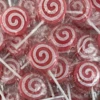 Pink Spiral Lollipops 1kg Bag -CANDY TIME Store sweet treats siwrl lollipops pink