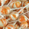 Swirl Ball Lollipops Orange 1kg Bag -CANDY TIME Store swirl ball pops orange