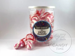 Swirly Dummy Pops 24pc Tub Pink