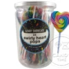 Swirly Heart Pops Rainbow Tub Of 24 -CANDY TIME Store swirly heart pops rainbow
