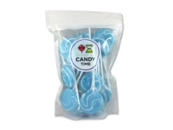 Swirly Lollipops 24pc Bag Blue