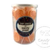 Swirly Lollipops 24pc Tub Orange -CANDY TIME Store swirly pops orange