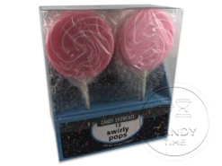 Swirly Pops Pink 10 Pack