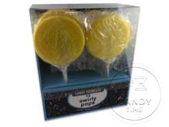 Swirly Pops Yellow 12 Pack