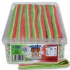 TNT Sour Straps Strawberry & Watermelon 1.4kg Tub -CANDY TIME Store tnt sour straps watermelon tub