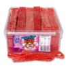 TNT Strawberry Sour Straps 1.4kg Tub -CANDY TIME Store tnt strawberry sour straps tub
