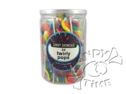Twirly Lollipops 24pc Tub Rainbow