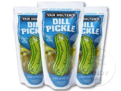 Pickle In A Pouch - Jumbo Dill Pickle Box Of 12