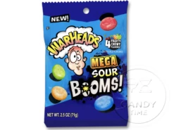Warheads Mega Sour BOOMS Bag Box Of 12