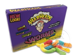 Warheads Sour Worms Video Box