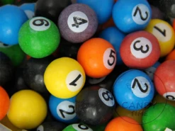 ZED Candy Pool Ball Bubblegum Balls 3kg Bag