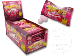 ZED Candy Zappers Cherry Mega Sour Gum Box Of 24